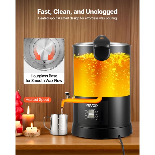 Wax Melter for Candle Making 106 Qts Fast and Even Heating with Easy