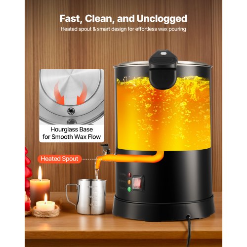Wax Melter for Candle Making 106 Qts Fast and Even Heating with Easy 1