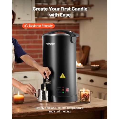 Wax Melter for Candle Making 159 Qts Fast and Even Heating with Easy