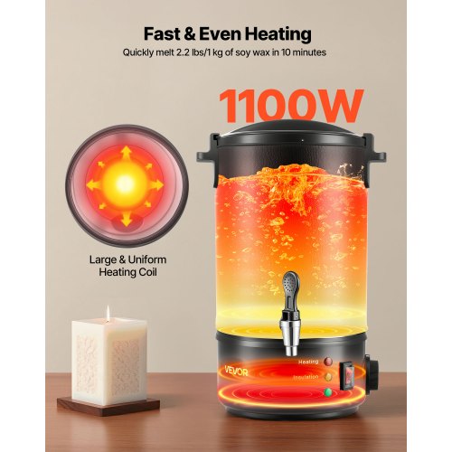 Wax Melter for Candle Making 85 Qts Fast and Even Heating with Easy Pour 1