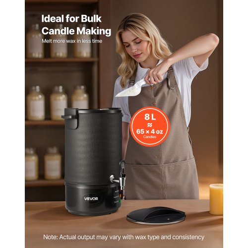 Wax Melter for Candle Making 85 Qts Fast and Even Heating with Easy Pour 1