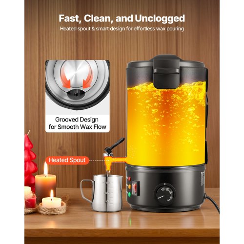 Wax Melter for Candle Making 85 Qts Fast and Even Heating with Easy Pour 1