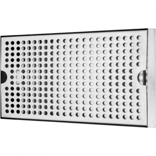 Beer Drip Tray 304 Stainless Steel Kegerator Drip Trays with 4 NonSlip