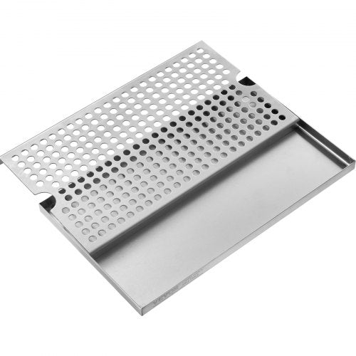Beer Drip Tray 304 Stainless Steel Kegerator Drip Trays with 4 NonSlip