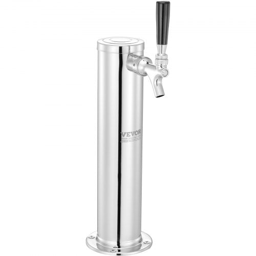 Kegerator Tower Kit Single Tap Beer Conversion Kit Stainless Steel Keg
