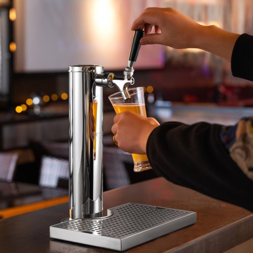 Kegerator Tower Kit Single Tap Beer Conversion Kit Stainless Steel Keg