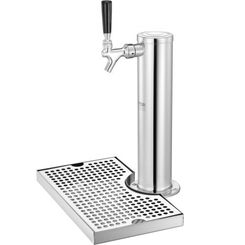 Kegerator Tower Kit Single Tap Beer Conversion Kit Stainless Steel Keg