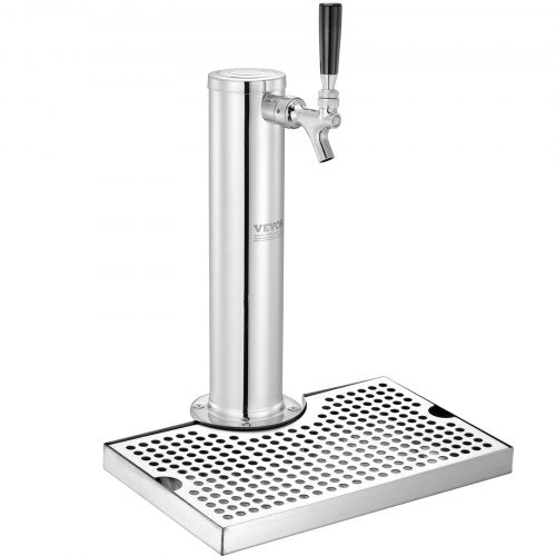 Kegerator Tower Kit Single Tap Beer Conversion Kit Stainless Steel Keg