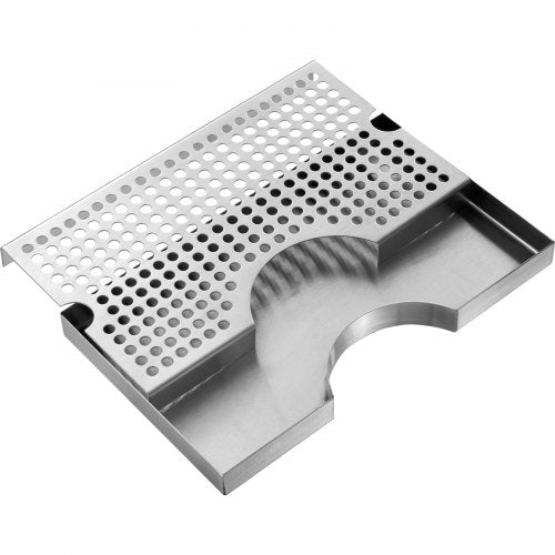 Kegerator Beer Drip Tray 304 Stainless Steel Keg Drip Trays with 4 NonSlip