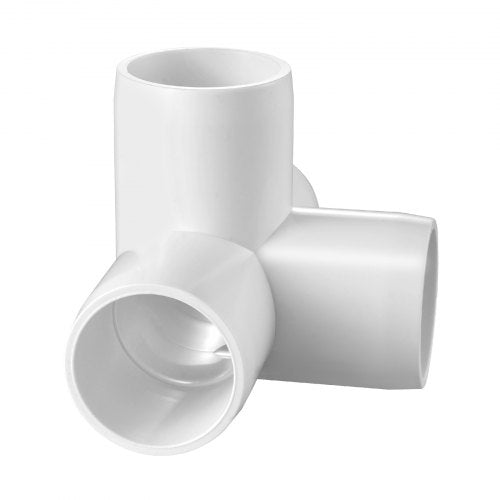 4Way PVC Fittings 1inch PVC Pipe Joints Elbow Connector 10Pack