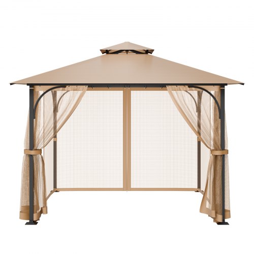 Gazebo Netting Replacement Fit Most 10 x 10 x 7 FT Gazebo Curtain Outdoor