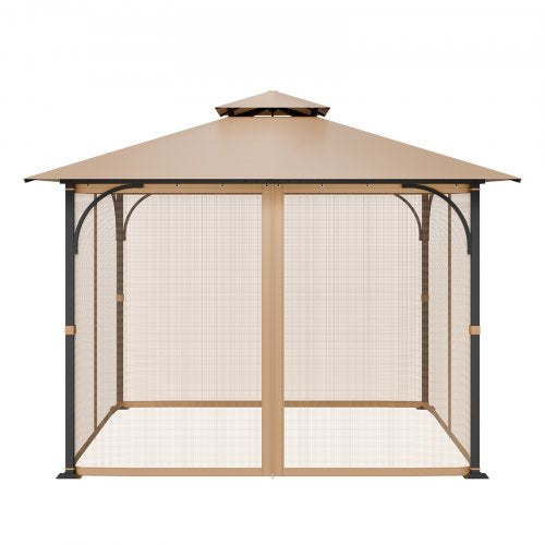 Gazebo Netting Replacement Fit Most 10 x 10 x 7 FT Gazebo Curtain Outdoor
