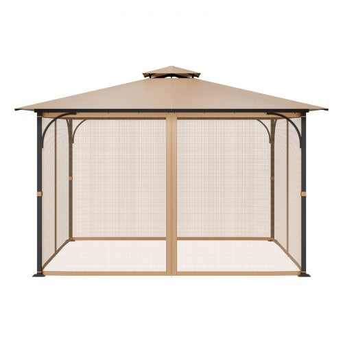 Gazebo Netting Replacement Fit Most 10 x 12 x 7.3 FT Gazebo Outdoor Garden