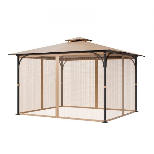Gazebo Netting Replacement Fit Most 10 x 12 x 7.3 FT Gazebo Outdoor Garden