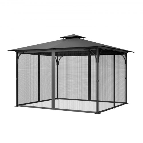 Gazebo Netting Replacement Fit Most 10 x 13 x 6.8 FT Gazebo Curtain