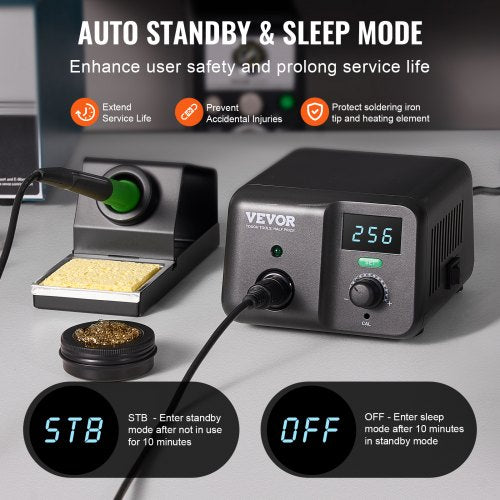 Soldering Iron Station 70W Digital Display Soldering Station Kit 122°F