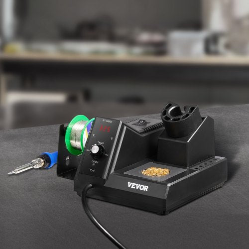 Soldering Iron Station 80W Digital Display Soldering Station Kit with 5