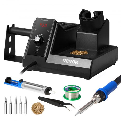 Soldering Iron Station 80W Digital Display Soldering Station Kit with 5