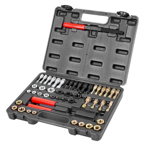 49Piece Thread Chaser Set UNC UNF and Metric Thread Restorer Tool