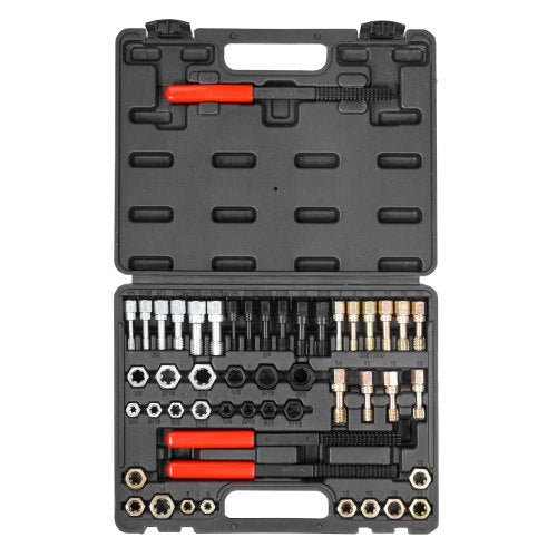 49Piece Thread Chaser Set UNC UNF and Metric Thread Restorer Tool