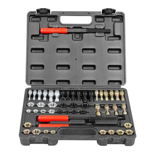 49Piece Thread Chaser Set UNC UNF and Metric Thread Restorer Tool