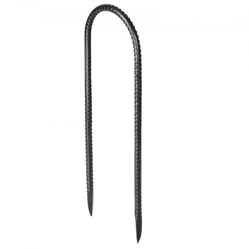 Rebar Stakes 12Inch HeavyDuty32 in Diameter U Shape Galvanized Steel