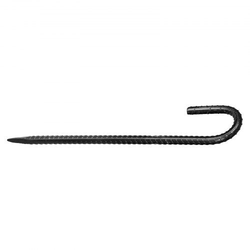 Rebar Stakes 12Inch HeavyDuty4 in Diameter J Hook Galvanized Steel