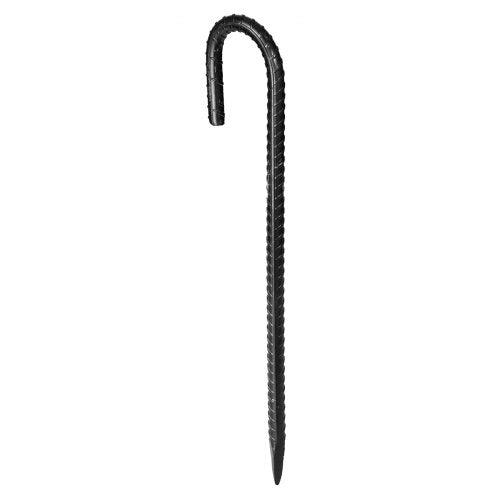 Rebar Stakes 12Inch HeavyDuty4 in Diameter J Hook Galvanized Steel