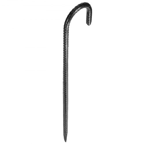 Rebar Stakes 16Inch HeavyDuty4 in Diameter J Hook Galvanized Steel
