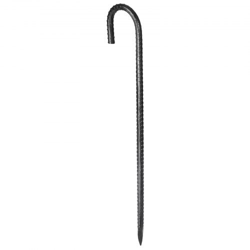 Rebar Stakes 16Inch HeavyDuty4 in Diameter J Hook Galvanized Steel