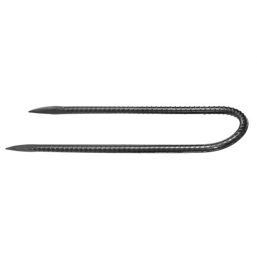 Rebar Stakes 10Inch HeavyDuty32 in Diameter U Shape Galvanized Steel