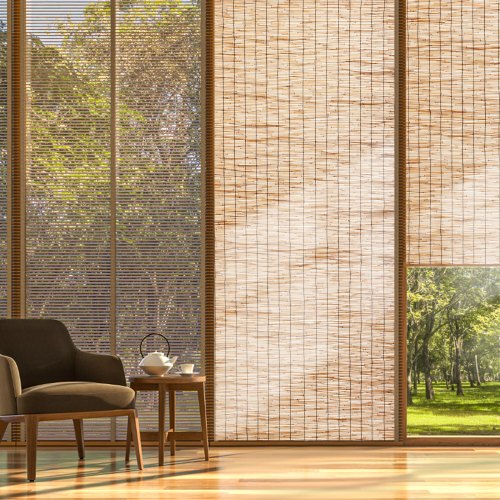 Natural Reed Fencing 4 ft x 16.4 ft Reed Screen Curtain Balcony Reed Fence