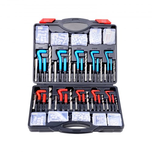 Helicoil Thread Repair Kit 338Piece SAE and Metric Rethreading Tool Kit