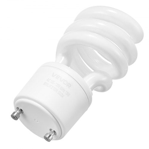 4Pack CFL Light Bulbs 13W Compact Fluorescent Spiral Bulbs with 2700K Warm