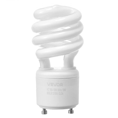 4Pack CFL Light Bulbs 13W Compact Fluorescent Spiral Bulbs with 2700K Warm