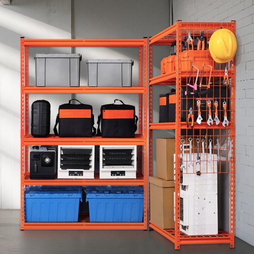 Storage Shelves 2500 lbs 5 Tier Heavy Duty Garage Shelving 18 D x 48 W
