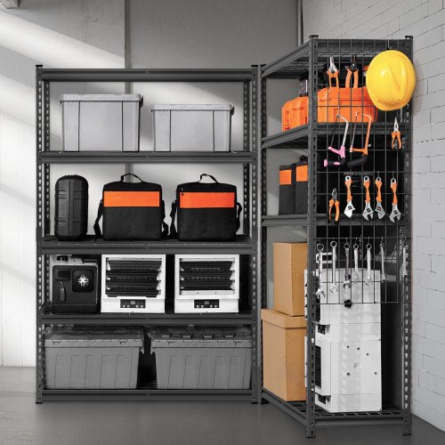 Storage Shelves 2500 lbs 5 Tier Heavy Duty Garage Shelving 18 D x 48 W