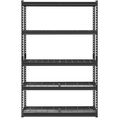 Storage Shelves 2500 lbs 5 Tier Heavy Duty Garage Shelving 18 D x 48 W