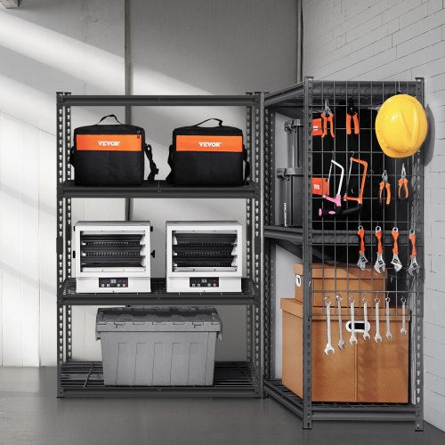 Storage Shelves 2400 lbs 4 Tier Heavy Duty Garage Shelving 20 D x 40 W