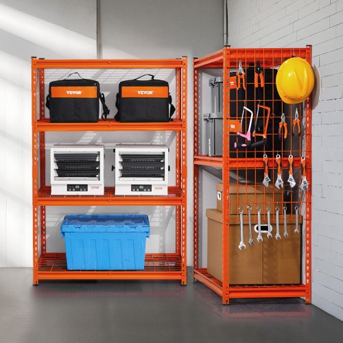 Storage Shelves 2400 lbs 4 Tier Heavy Duty Garage Shelving 20 D x 40 W