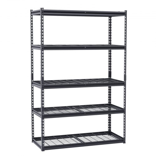 Storage Shelves 3000 lbs 5 Tier Heavy Duty Garage Shelving 20 D x 48 W