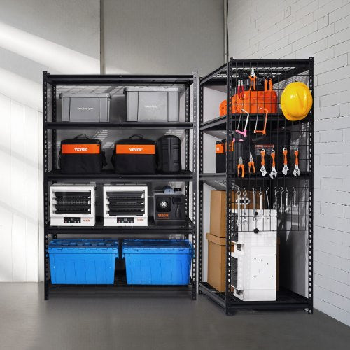 Storage Shelves 3000 lbs 5 Tier Heavy Duty Garage Shelving 24 D x 48 W