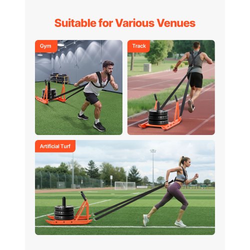 Weight Sled Steel Power Sled Fitness Strength Training Sleds for Athletic 3