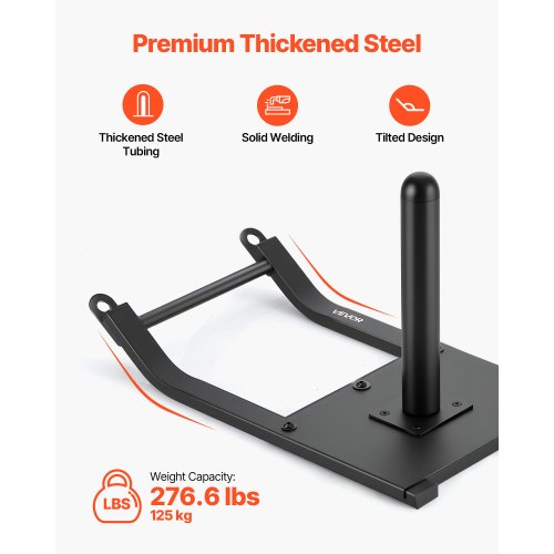 Weight Sled Steel Power Sled Fitness Strength Training Sleds for Athletic 4