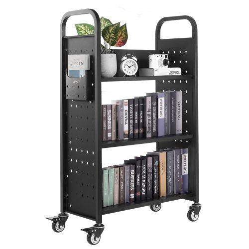 Rolling Library Book Cart 330 lbs Capacity 303 x 15 x 480Inch Library 3