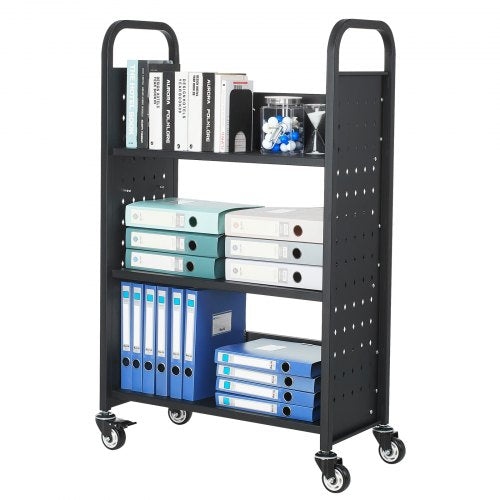 Rolling Library Book Cart 330 lbs Capacity 303 x 15 x 480Inch Library 3