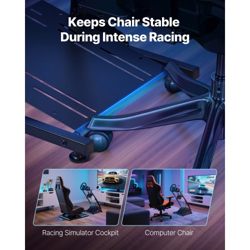 Racing Wheel Stand Adjustable Foldable Simulator Stand for Logitech G29