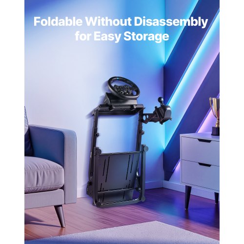 Racing Wheel Stand Adjustable Foldable Simulator Stand for Logitech G29