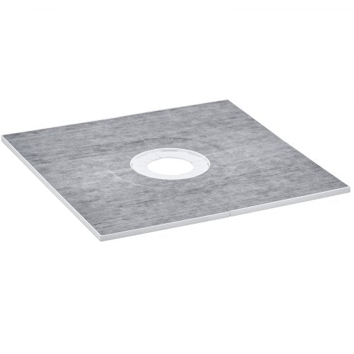 Shower Curb Kit 36x36 Shower Pan Kit with 63 Central Drain Lightweight