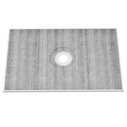 Shower Curb Kit 48x72 Shower Pan Kit with 63 Central Drain Lightweight
